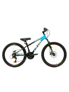 Bicicleta Copii Dhs Terrana 2423 - 24 Inch, Negru/Albastru