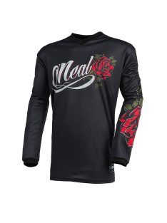 Bluza Femei O'Neal Element Women Roses - XL, Negru-Rosu