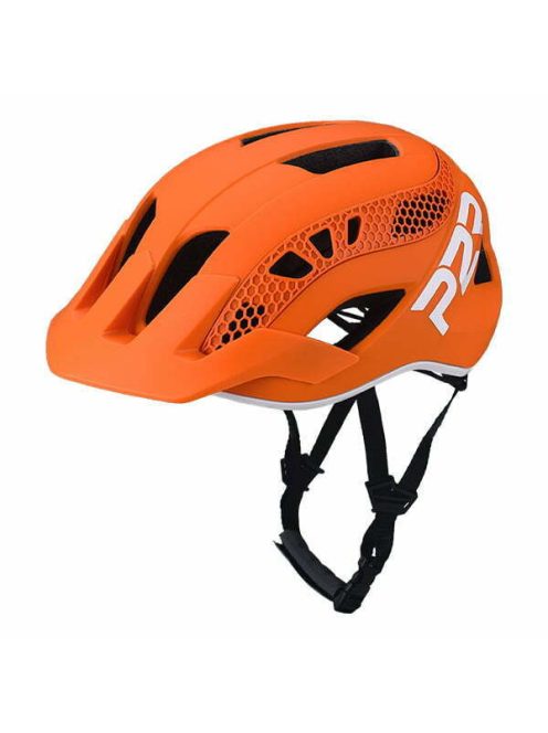 Casca Ciclism P2R ZENERO, S/M (55-58 cm), Portocaliu-Alb