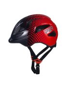 Casca Ciclism Copii P2R MASCOT - 52-56 cm, S, Negru-Rosu