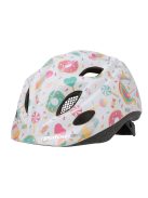 Casca Copii Polisport Be-Cool Marime S(52-56), set bidonas+suport, alb-roz