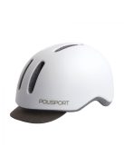 Casca Ciclism Urbana Polisport Commuter - 54-58 cm, M, Alb-Gri