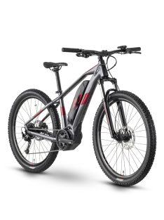   Bicicleta Electrica Raymon HardRay E 3.0 - 27.5 Inch, M, Gri-Rosu